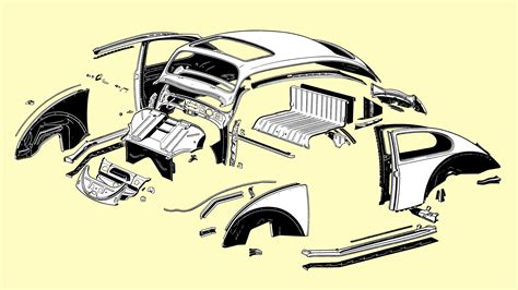 vw type 3 sheet metal parts|type 3 beetle parts.